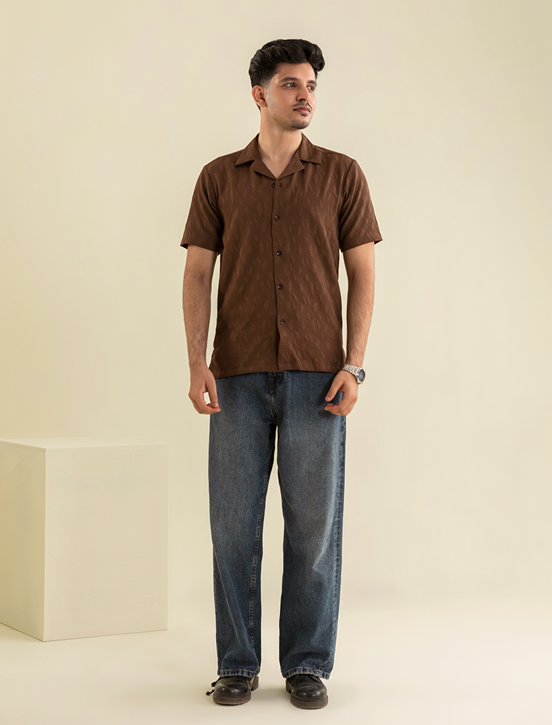 VTH Brown Old Money Shirt