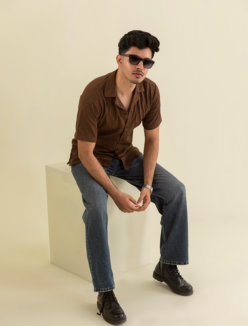 VTH Brown Old Money Shirt