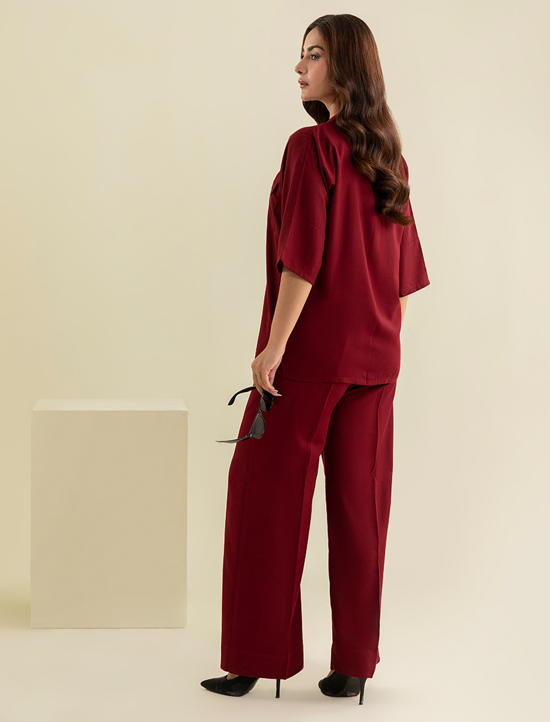 VTH Maroon Co-Ord Set