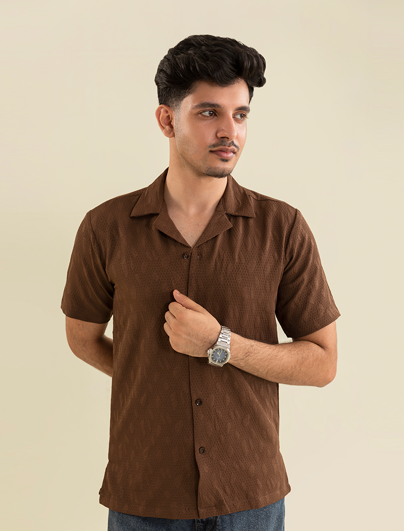 VTH Brown Old Money Shirt
