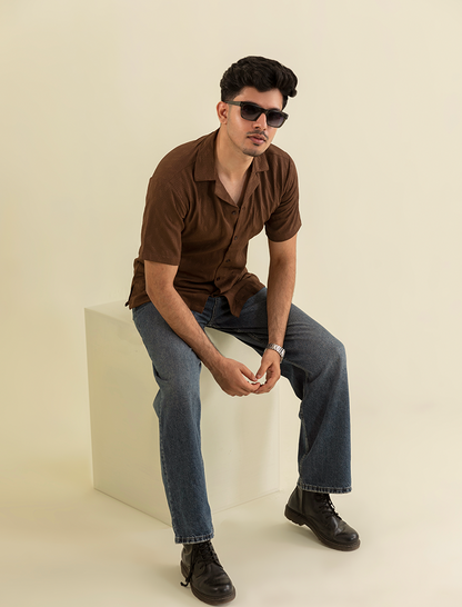 VTH Brown Old Money Shirt