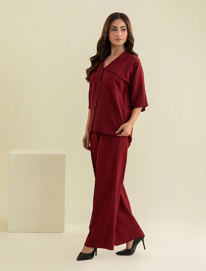 VTH Maroon Co-Ord Set