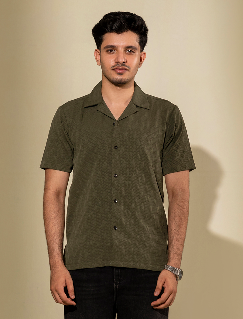 VTH Olive Old Money Shirt