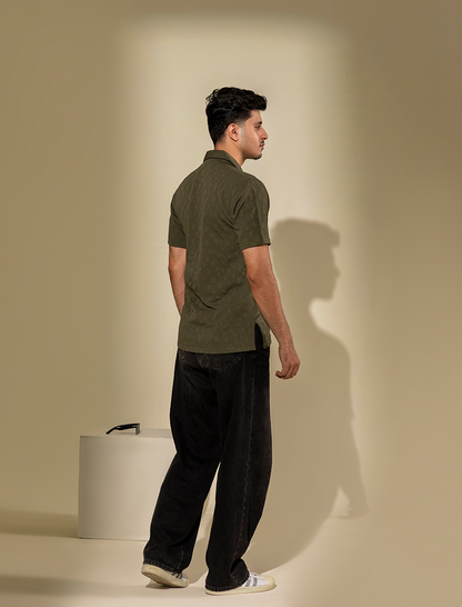 VTH Olive Old Money Shirt