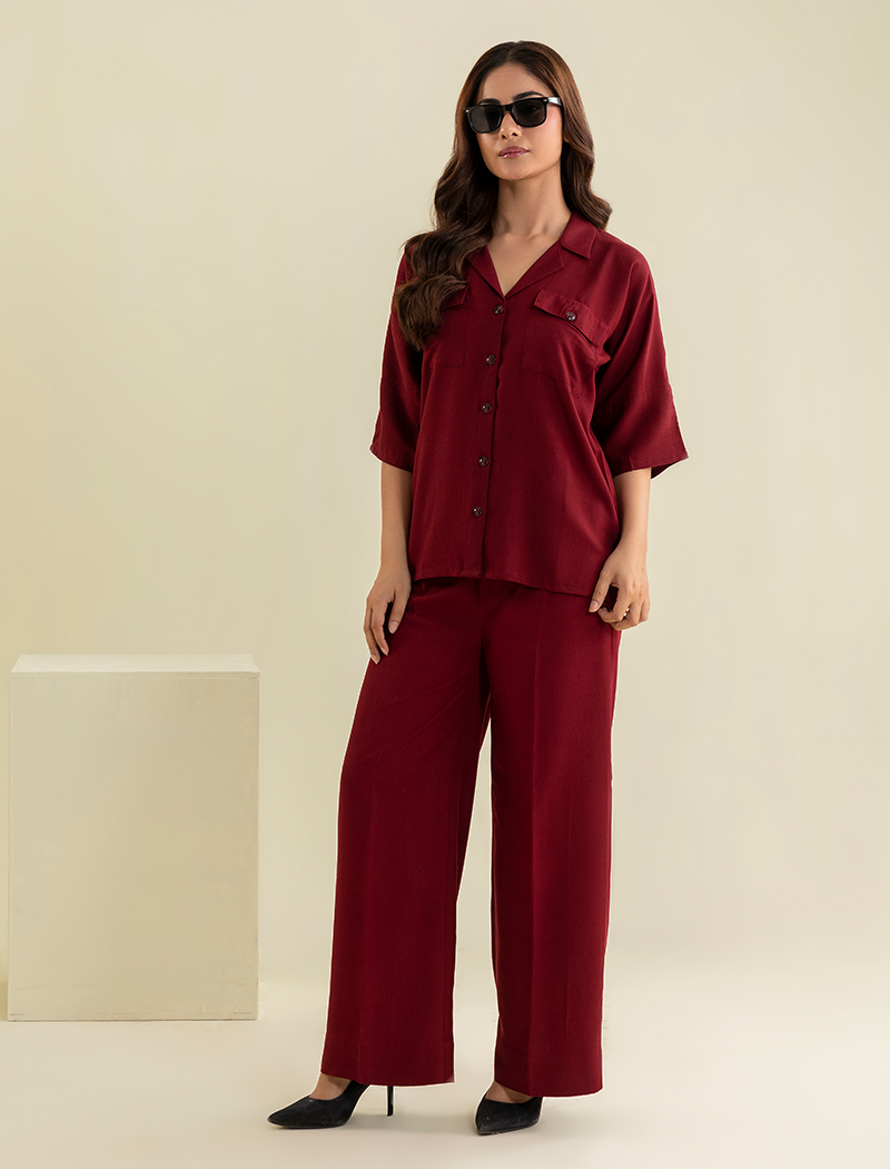 VTH Maroon Co-Ord Set