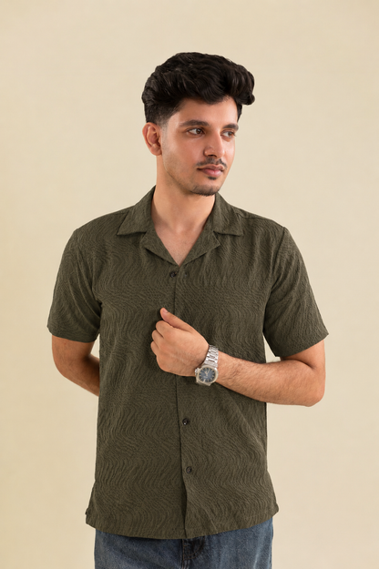 VTH Olive Old Money Shirt